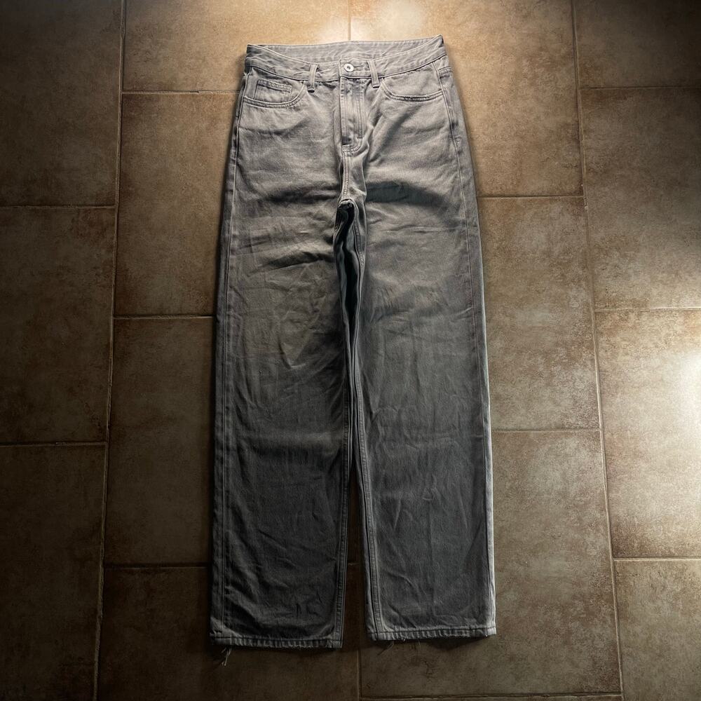 Acne Studios 2021M Style Grey Baggy Denim Jeans